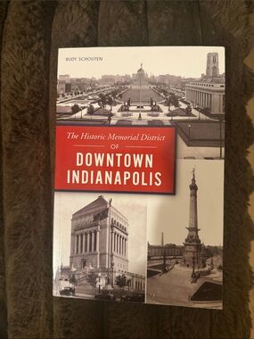 Downtown Indianapolis Historic Memorial District Paperback - Red & White
